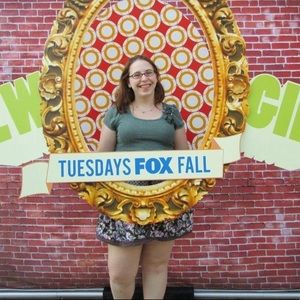 ModCloth Green Floral Dress